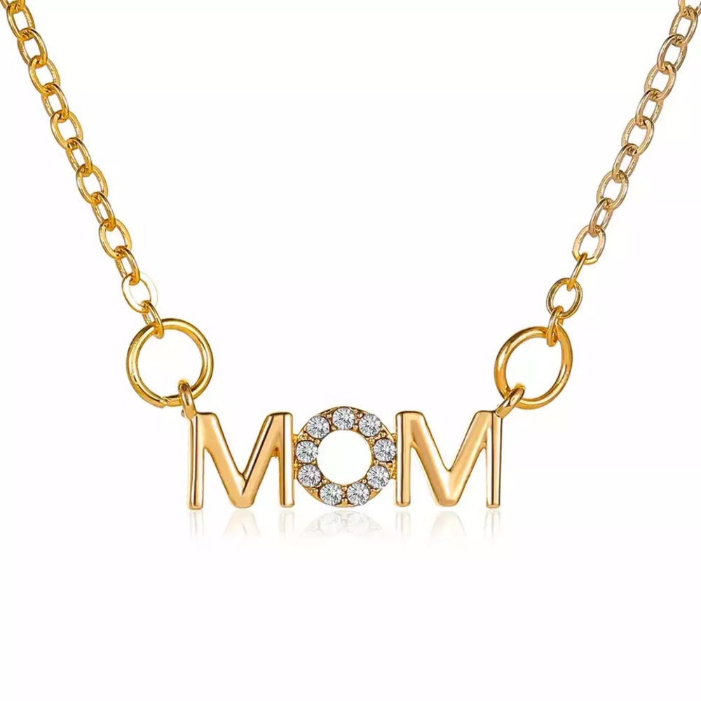 Women Mom Letter Pendant Necklace - Picture 1 of 3